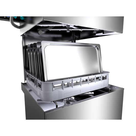 Washtech ALC Passthrough Dishwasher with Heat Recovery - 600mm Rack - close up