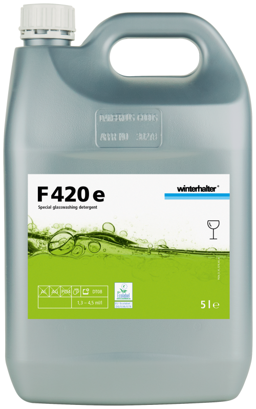 Winterhalter F420e Glasswasher Detergent – 2 x 5L
