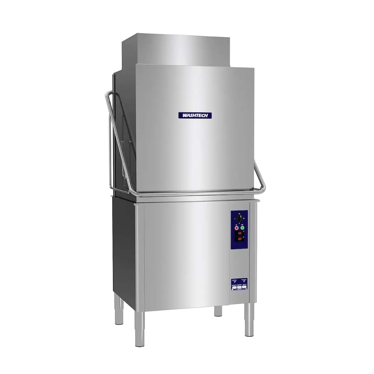 Washtech AL8C Passthrough Warewasher with Heat Recovery - 500mm x 600mm Rack