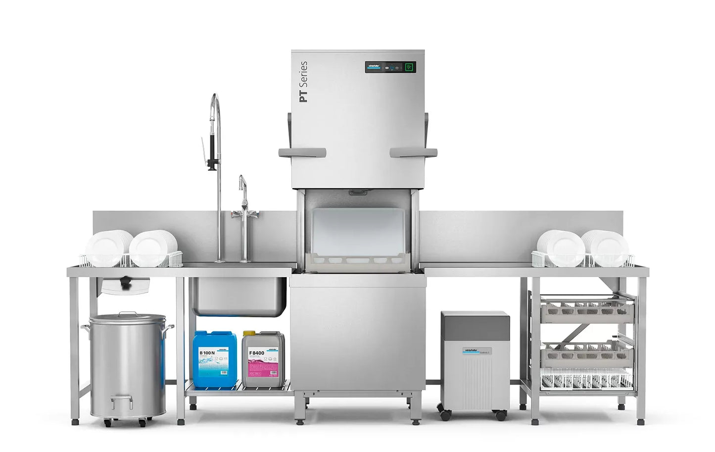 Winterhalter PT-XL Passthrough Dishwasher – 500mm Rack