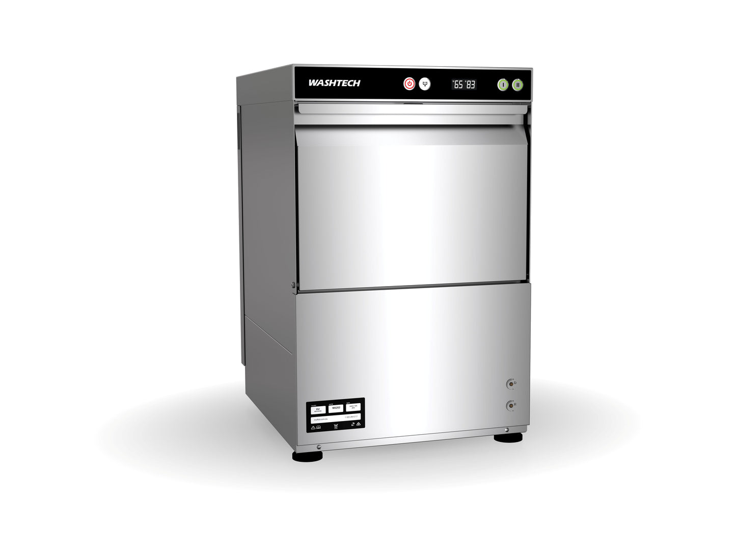Washtech XV Commercial Undercounter Dishwasher – 500mm Rack
