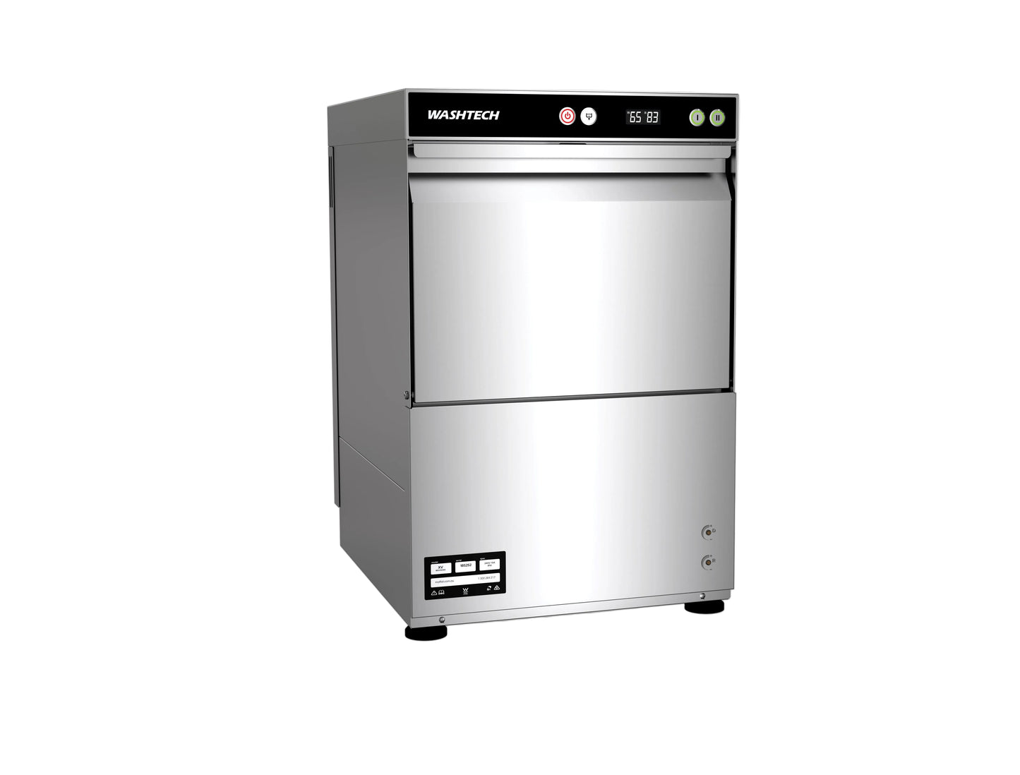 Washtech XV Commercial Undercounter Dishwasher – 500mm Rack