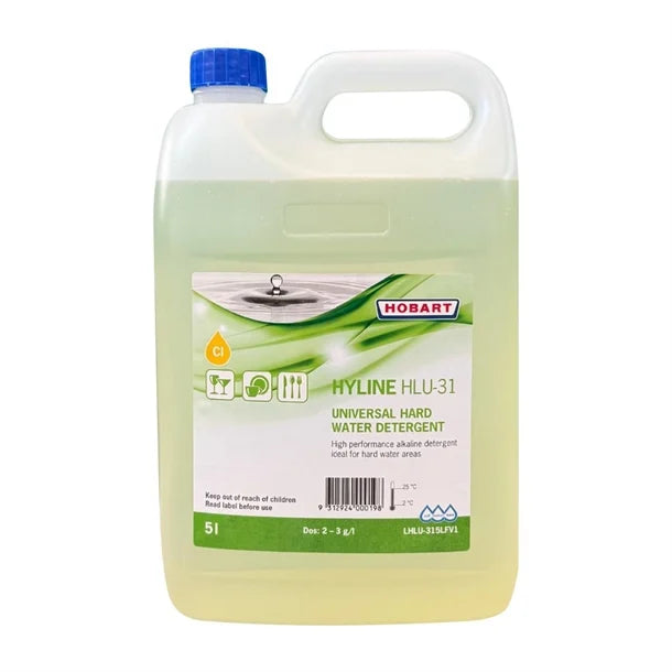 Hobart HLU-31 Chlorinated Dishwasher Detergent – Hard Water Commercial Cleaning