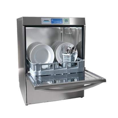 Winterhalter UC-XL Undercounter Warewasher - 500mm Rack - with plates inside