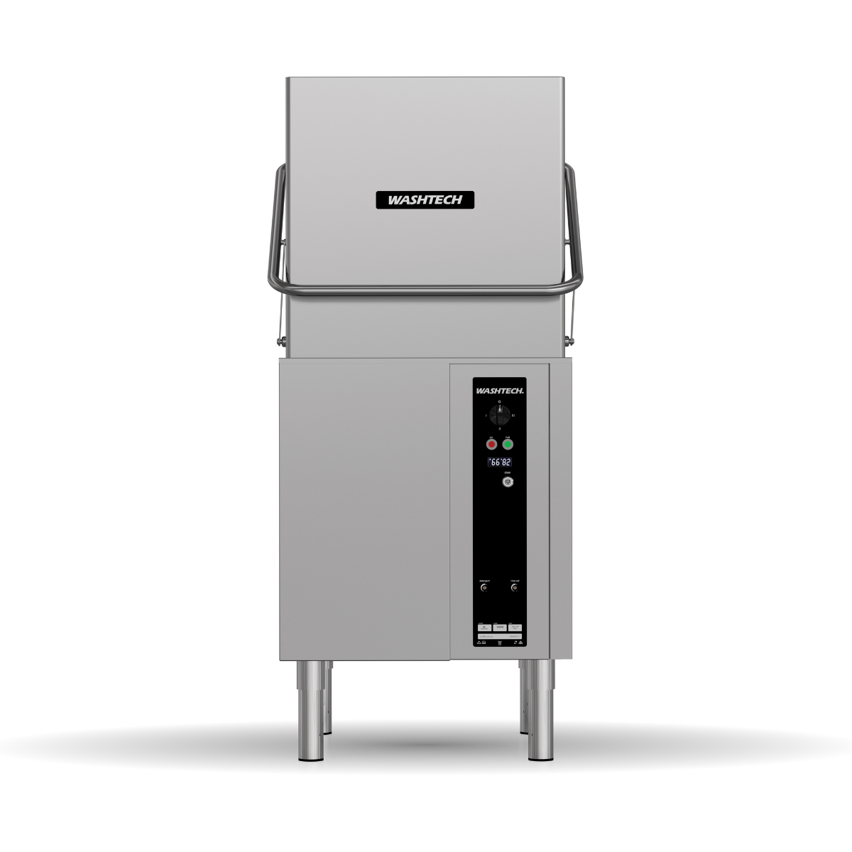 Washtech XL High Capacity Passthrough Dishwasher - 500mm Rack