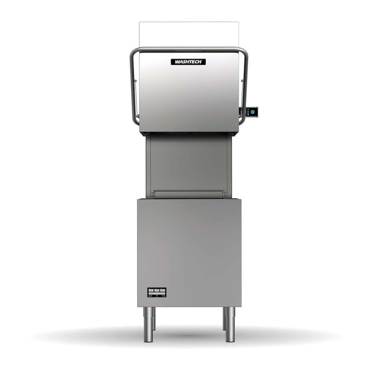 Washtech AL Professional High Capacity Passthrough Dishwasher - 600mm Rack - open
