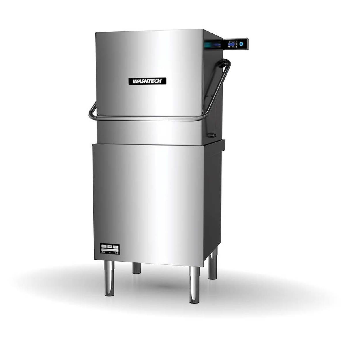 Washtech AL Professional High Capacity Passthrough Dishwasher - 600mm Rack