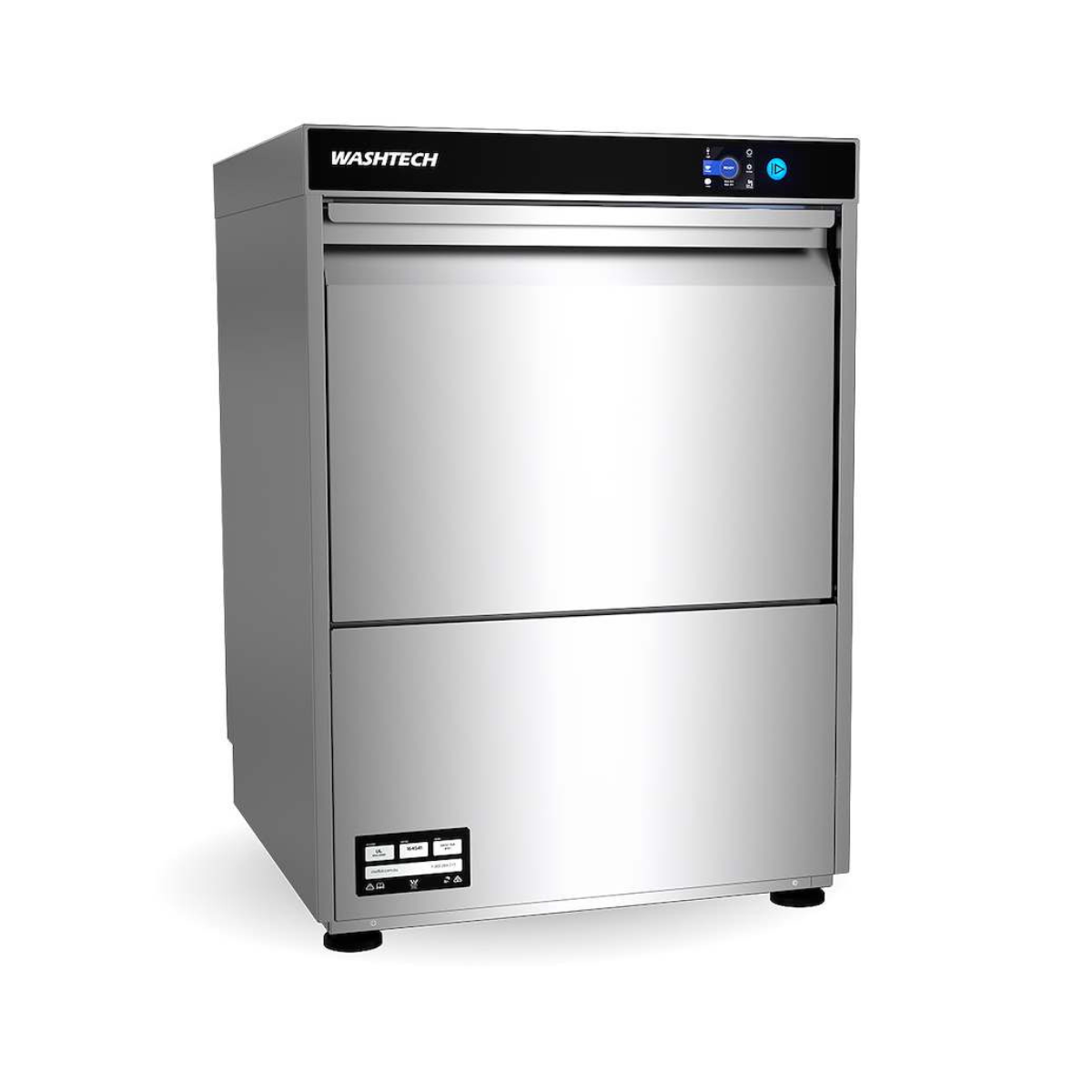 Washtech UL Premium Undercounter Dishwasher & Glasswasher - 500mm Rack