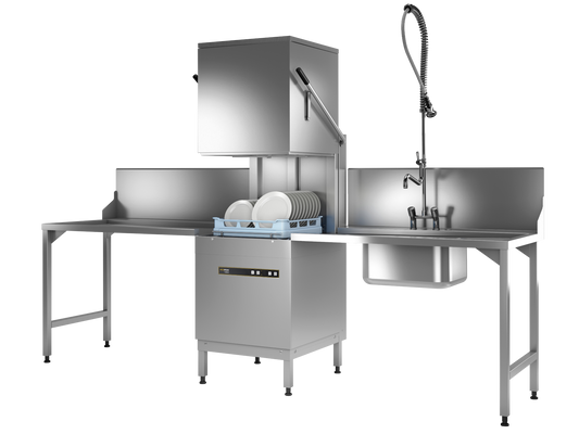 Hobart Ecomax 604 Passthrough Dishwasher – 500mm Rack