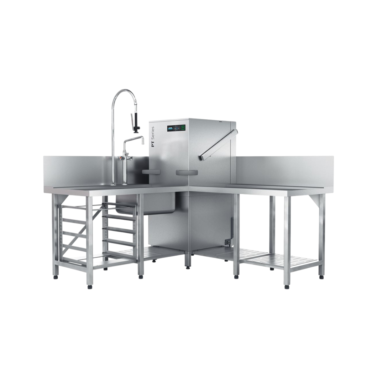 Winterhalter PT-L Energy Utensil Passthrough Dishwasher - 500mm Rack