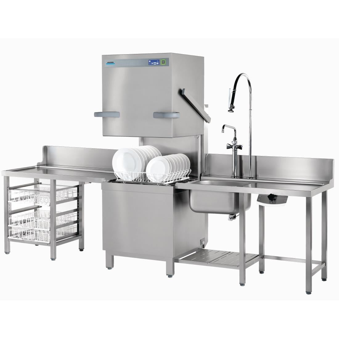 Winterhalter PT-L Passthrough Dishwasher – 500mm Rack