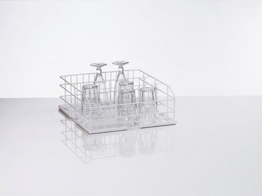 Winterhalter 85 000 471 400mm 3 Row Wire Glass Rack