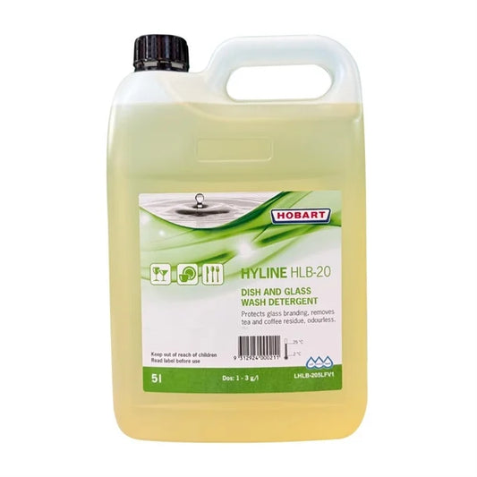 Hobart HLB-20 Universal Dishwasher Detergent – Chlorine Free, Medium & Hard Water