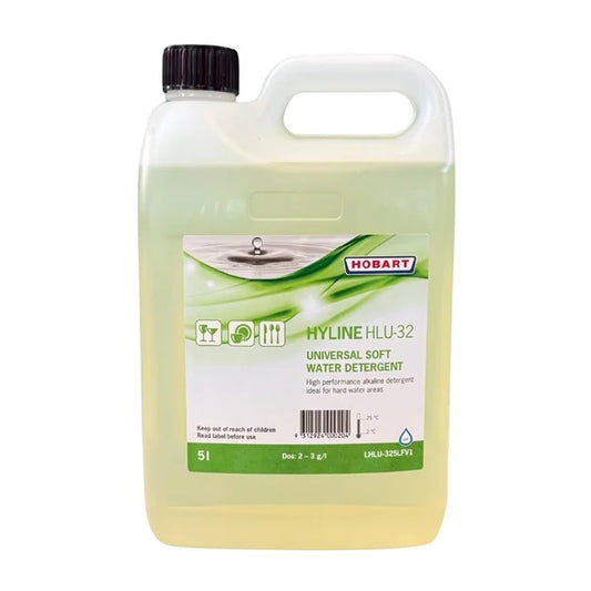 Hobart HLU-32 Dishwasher Detergent – Soft Water, Chlorine Free Commercial Use