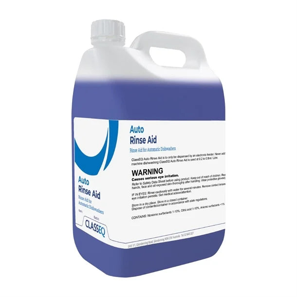Classeq Auto Rinse Aid 2x5L for Commercial Dishwashers Australia